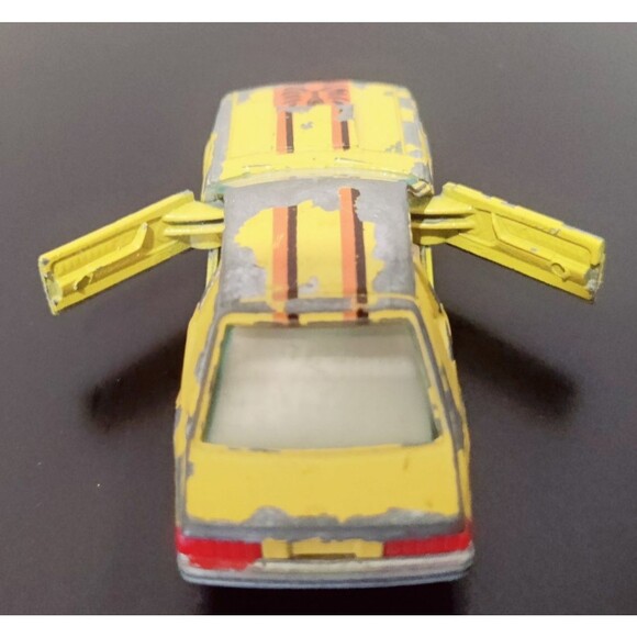 Yatming Ford Mustang Turbo Cobra Yellow No. 1067 Hong Kong Vintage Diecast Toy - Picture 14 of 16